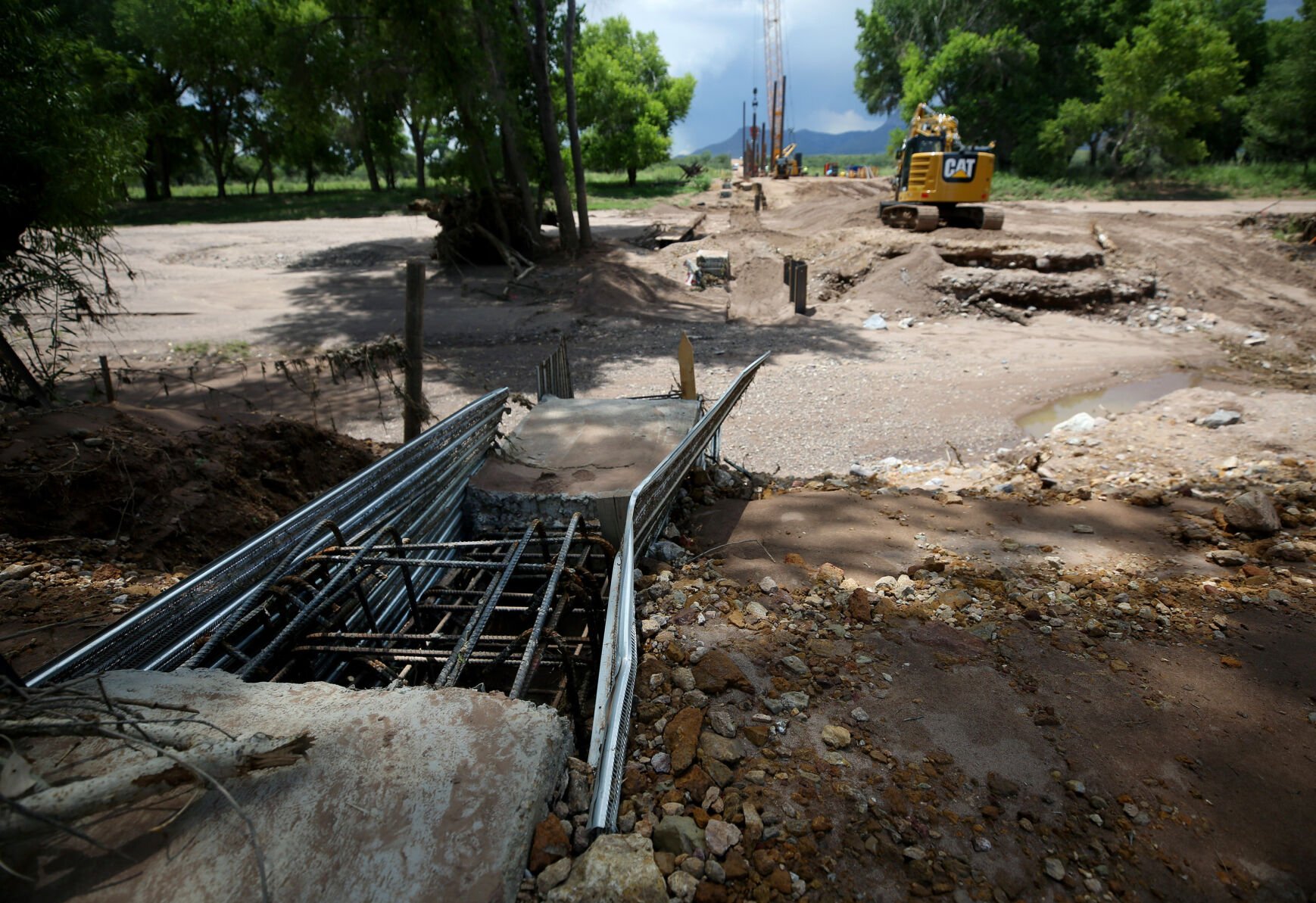 U.S./Mexico border in the San Pedro River National Conservation Area